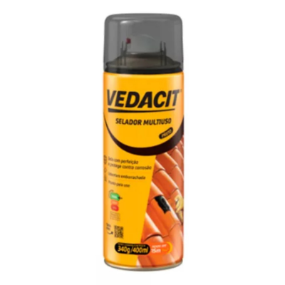 SELADOR MULTIUSO PRETO SPRAY 400ML VEDACIT