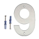 NUMERO RESIDENCIAL ACO INOX 9 6171 ANKOR