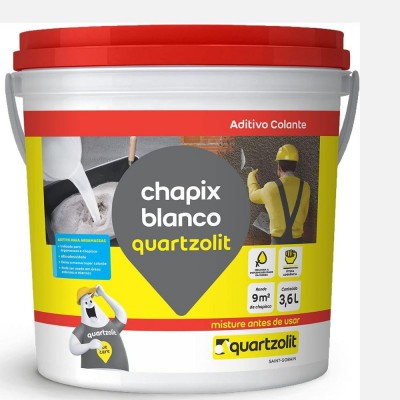 Aditivo P/ Chapisco Quartzolit Chapix Blanco 3,6L