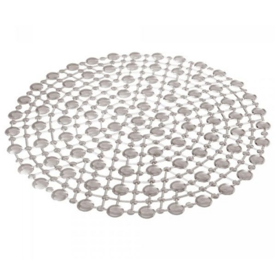 Tapete Redondo de PVC com Antiderrapante para Banheiro 220181 Lyor