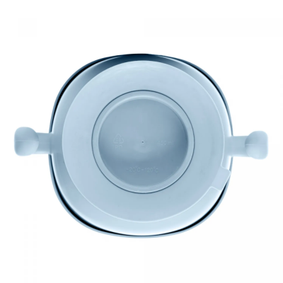 Bowl Com Tampa e Ventosa Baby Elefante Plastico Azul 221035 Lyor