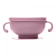 Bowl Com Tampa e Ventosa Baby Elefante Plastico Rosa 221108 Lyor