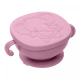 Bowl Com Tampa e Ventosa Baby Elefante Plastico Rosa 221108 Lyor