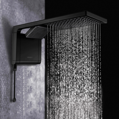 Chuveiro Lorenzetti Acqua Duo Preto Fosco 220V 6800W