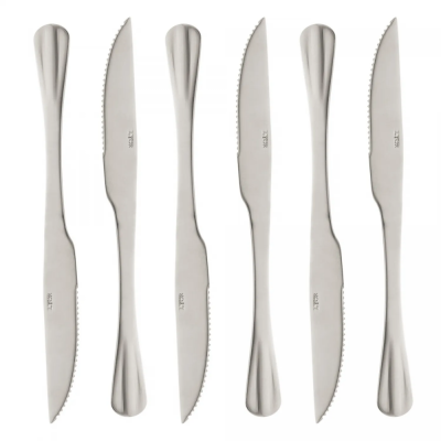 Cj 06 Facas P/Churras Aço Inox Positano 1272 Lyor