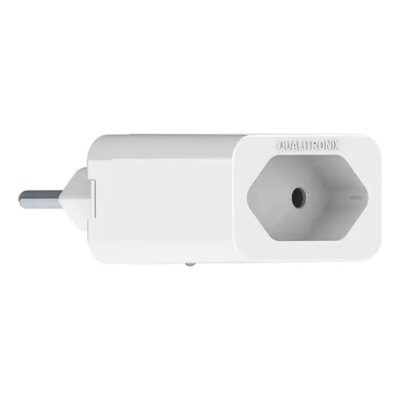 Plug Tomada Protetor Elétrico Dps 10A Branco - Qualitronix