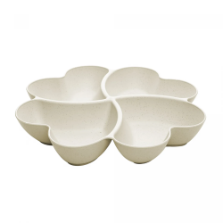 Petisqueira Bambu PP Lines Bee 27x27x4,5cm 220488 Lyor