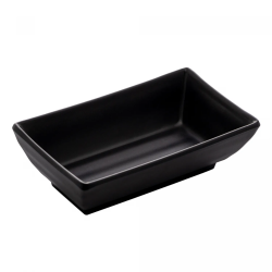 Porta Shoyu Retangular Melanina Toquio 10Cm Preto 2843 Lyor