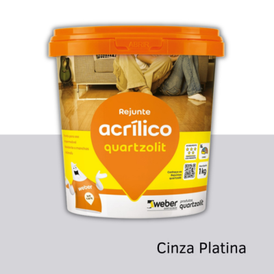 Rejunte Acril 1Kg Cz Platina Quartzolit