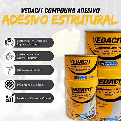Adesivo Compound 1Kg Vedacit