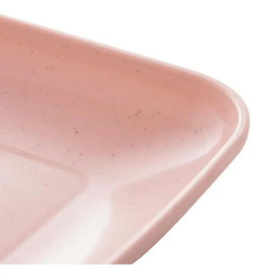 Travessa Bambu PP Lines Salmão 24cm 221235 Lyor