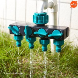 F - CONECTOR DE MANGUEIRA 4 VIAS NOVAFORMA