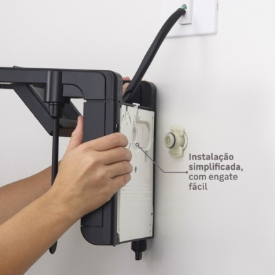 Chuveiro Lorenzetti Acqua Duo Preto Fosco 127V 5500W