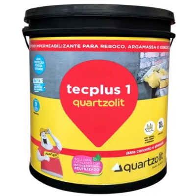 Aditivo Impermeabilizante Quartzolit Tecplus 1 18L