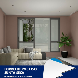 FORRO PVC LISO 200MM X 6,0MT - NOVAFORMA