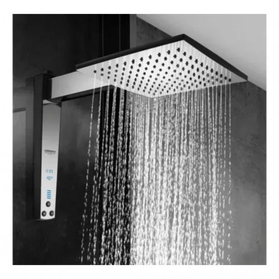 Chuveiro Acqua Century Digital Pt/Crom 5500w 127v Lorenzetti