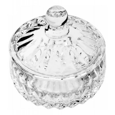 POTICHE CRISTAL LOUISE 11X11CM 35195 WOLF