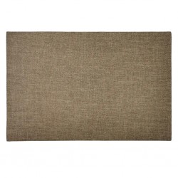 Jogo Americano Quadrado Bege em Pu Mesa Posta 1 Pc BTC