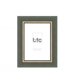 Porta Retrato em Resina Verde Dourado AX2002 BTC