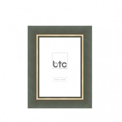 Porta Retrato em Resina Verde Dourado AX2002 BTC