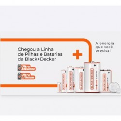 F - PILHA ALCALINA AA BLISTER C/02 B&D