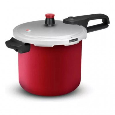 Panela De Pressão 7,6L Segura Vermelha Rochedo - ARNO