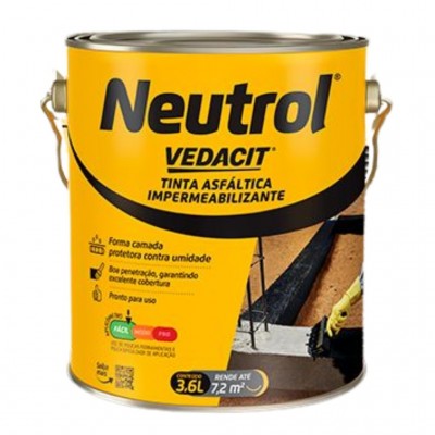 Neutrol Pintura Asfaltica 3,6L Vedacit