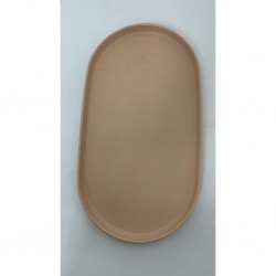 Travessa Oval Bambu PP Lines Cinza 30,5cm 220838 Lyor