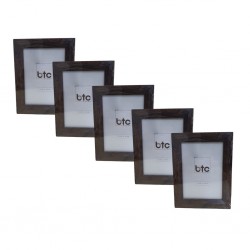 Porta Retrato 18x13 cm de Madeira Natural Escura BTC