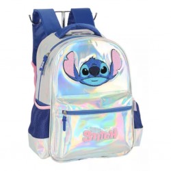 F - MOCHILA P/ COSTAS PRATA STITCH IS41681SC