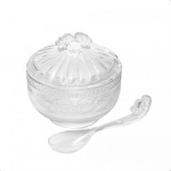 Açucareiro de Cristal Ecológico com Colher Imperial - Lyor