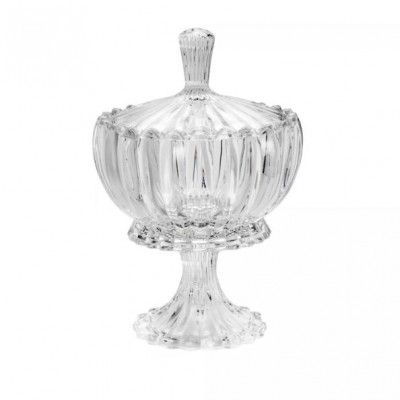Potiche Cristal Com Pe Geneva 11x18Cm 25609 Wolff