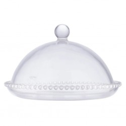 Queijeira de Cristal Pearl 20cm x 12cm Wolff