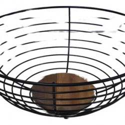 F - CENTRO DE MESA ACACIA WOOD IRON AC24040 MIMO