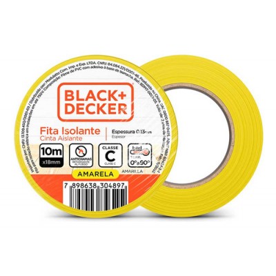 O - FITA ISOLANTE 18MMX10M AM B&D