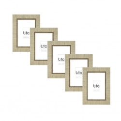 Porta Retrato 15x10 cm em Resina Natural Bege BTC