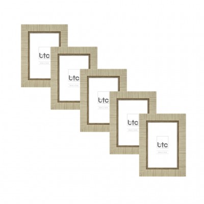 Porta Retrato 15x10 cm em Resina Natural Bege BTC