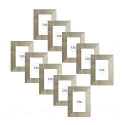 Porta Retrato 15x10 cm em Resina Dourado BTC