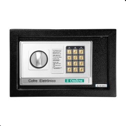 Cofre Abertura Eletrônica Chaves De Emergência Armas Ordene Cor Preto