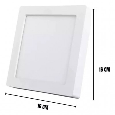 O - PAINEL LED 12W SOB QUAD 6500K BR ECO B&D