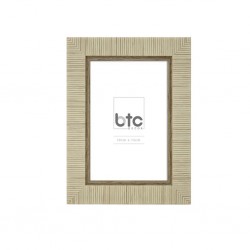 Porta Retrato 15x10 cm em Resina Natural Bege BTC