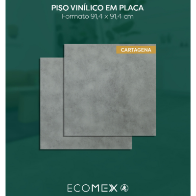 Piso Vinilico Ecomex Ecosquare Cartagena Cx 5,02M²