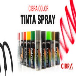 TINTA SPRAY 400ML VERMELHO CIBRA