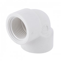 F - JOELHO 90 ROSC BRANCO 3/4