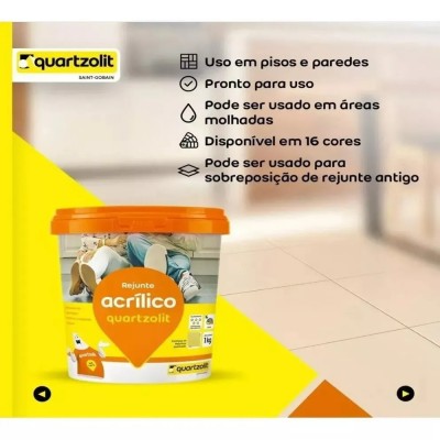 REJUNTE ACRIL 1KG MARFIM QUARTZOLIT