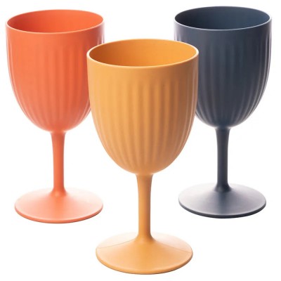 Taça Lyor PP Bambu Stripes 540Ml Salmao 220082