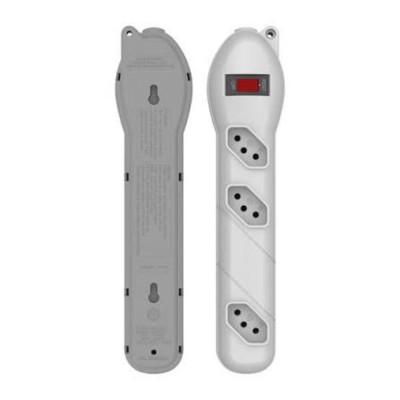 Filtro de Linha Qualitronix QFL3B 3 Tomadas 2P+T Branco