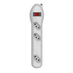Filtro de Linha Qualitronix QFL3B 3 Tomadas 2P+T Branco
