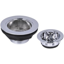 VALVULA AMERICANA 3.1/2  ABS CROMADA GLOBAL PL